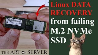 Linux Data Recovery from failing M2 NVMe SSD  LVM XFS ddrescue losetup kpartx [upl. by Nazar]