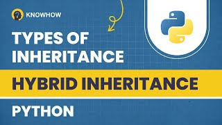 Hybrid Inheritance in Python  Python Tutorials for Beginners [upl. by Heriberto]