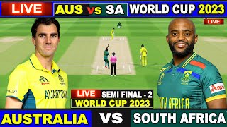 Live AUS Vs SA ICC World Cup 2023  Live Match Centre  Australia Vs South Africa  1st Innings [upl. by Legir]