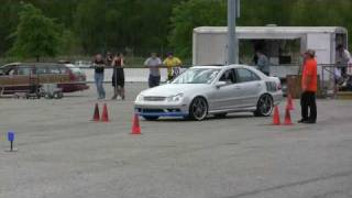 Mercedes C55 AMG Kleemann Autocross II [upl. by Knowle]