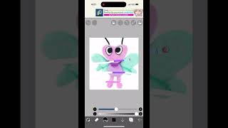 Flutter redesign X3 art artwork artist artartist dandysworld dandyworld drawing idk shorts [upl. by Nottirb125]