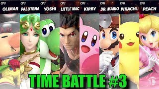 8PLAYER LVL 9 CPU TIME BATTLE 3  Super Smash Bros Ultimate [upl. by Ggerg]