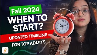 Fall 2024 Master’s Timeline  Application Timeline  Important Dates You Shouldn’t Miss  Yocket [upl. by Refinnaej126]