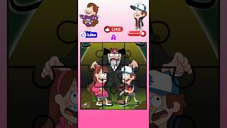 Guess The Real puzzle Gravity falls Dipper puzzle game animation gravityfalls [upl. by Perkins]