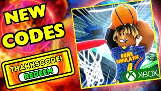 CODES 2x💸 Dunking Simulator CODES 2024 Roblox Codes for 2x💸 Dunking Simulator [upl. by Nilved]