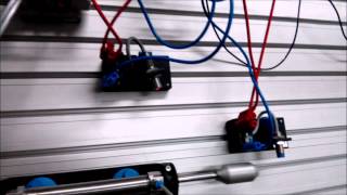 Simple Electro Pneumatic Using EduTrainer Festo [upl. by Alecram]