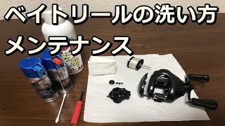 海水で使ったベイトリールの洗い方とメンテナンス方法【シマノ】 [upl. by Glinys]