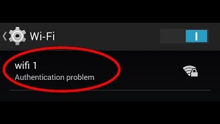 how to fix authentication problem wifi android phoneauthentication problem wifi in mobile [upl. by Jaal28]