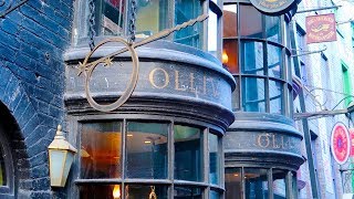 A Comprehensive Look At Interactive And Character Wand Replicas At Ollivanders In Diagon Alley [upl. by Olag]