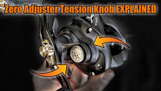 Zero Adjuster Tension Knob For Daiwa Baitcasting Reels Explained and How it is Setup [upl. by Ailsun]