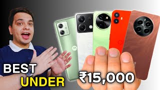 Top 5 Best Mobile Phones Under ₹15000 🔥 Best Smartphones Under ₹15000 [upl. by Jamille64]