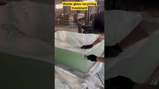 Waste glass recycling treatment machine slidingwindowsforbalcony [upl. by Nodnalb800]