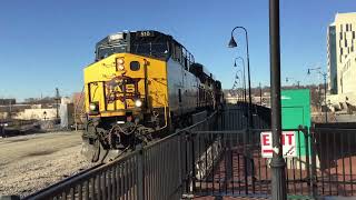 Railfanning UD Tower Joliet IL Part 1 BNSF Iowa Interstate and METX 425 021323 [upl. by Dlorag]