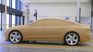 Audi A7 Sportback – Clay Model and Designing Process [upl. by Euseibbob]