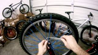 Bicycle Spoke Wraps Installation Video [upl. by Lichter571]