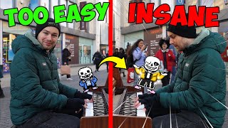 Megalovania  EASY to EXPERT  IN PUBLIC [upl. by Fanning452]