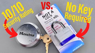 1375 “Not a Lock” vs 1010 Rated Master Lock [upl. by Amikahs879]