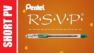 Short PV  Pentel RSVP Ballpoint Pens [upl. by Metzger]