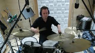 Thirteen Senses  Into The Fire Drum Cover by MikeJK [upl. by Aelgna241]