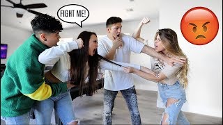 ARGUING IN FRONT OF OUR BOYFRIENDS PRANK BAD IDEA W JATIE VLOGS [upl. by Leilah]