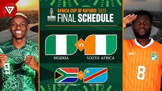 🟢 FINAL Schedule Africa Cup of Nations 2023 2024 Match Fixtures [upl. by Brost]