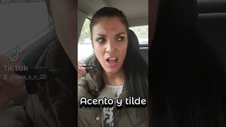 Acento y tilde Sara Serrano [upl. by Anasor]