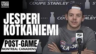 Jesperi Kotkaniemi Calls Mark Scheifele Hit on Evans quotDisgustingquot amp quotHave Respect For Other Playersquot [upl. by Merill]