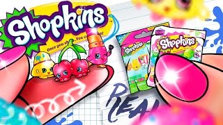 DIY  How To Miniature Shopkins Surprise Package  Shopkins Cartoon [upl. by Quintessa]