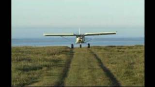 Extreme OffAirport Operations Landing on a dirt trail overlooking the ocean [upl. by Nujra656]