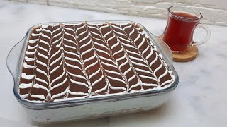 Mouthwatering Turkish Tres Leches Cake Recipe [upl. by Anirres]