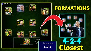 How To Get Closest 424 amp 4114 Formations In eFootball 2024 Mobile  Hidden Formations [upl. by Neroled957]