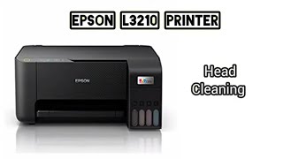 Epson L3210 Printer Print Head Cleaning Tutorial [upl. by Eelirrem]