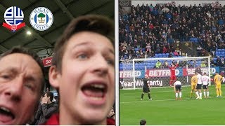 REFEREE SHOULD BE SACKED  Bolton vs Wigan Athletic VLOG [upl. by Neel]