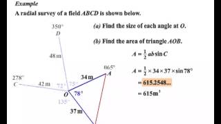 Year 11 and 12 General Maths  Compass Radial Surveys [upl. by Lever]