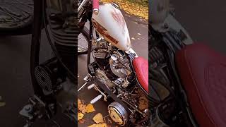 Nice old shovel harleydavidson shovelhead bobber [upl. by Oderf]