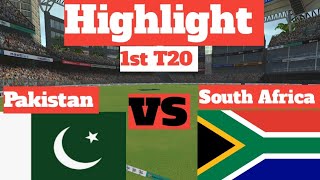 Pakistan vs South Africa 🔥full highlight 🔥 pak vs SA😁1st T20🔥 cricket match highlight 🔥 2024🔥 [upl. by Cia695]