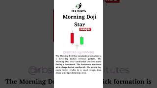 Morning Star Doji  Bullish Candlestick Pattern trending shorts morningstardoji morningstar [upl. by Rotman]