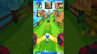 Full Speed Sonic Dash 🆚 Subway Princessn 🆚 Tom Gold 🆚 Jumanji 🆚 Subway Surfers Gameplay 😱🔥👑 ytshort [upl. by Wilton]