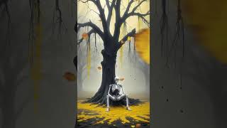 A little Yellow A little December backgroundinspiration skeleton yellow december love sad [upl. by Akili]