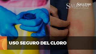 ✅ ¡Prevención de riesgos al usar CLORO doméstico  Salud180 🌿 [upl. by Siuqram]