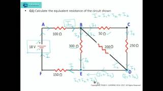 Kirchhoffs Laws  How to solve problems using Series amp Parallel circuit combinations PPVPART1 [upl. by Oiramaj]