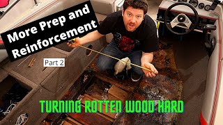 Replacing a rotten boat floor [upl. by Harl]