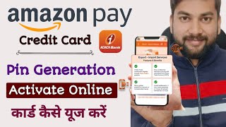 How to generate Credit Card Pin in ICICI iMobile Pay  ICICI Credit Card Pin Generation Online [upl. by Geralda]