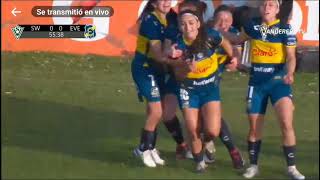 Santiago Wanderers 01 Everton  Ascenso Femenino 2023  Zona Centro Norte  Fecha 3 [upl. by Vonny]