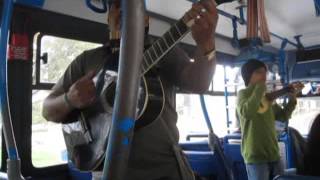 Cuenca Ecuador Bus Ride  Enjoying Dad and Son Playing the Guitar [upl. by Hurd]