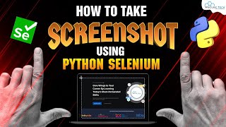 Selenium Python Tutorial  How to Take Screenshots in Selenium  English [upl. by Attirb]