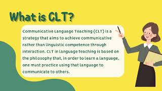 Communicative Language Teaching CLT [upl. by Eniamert647]