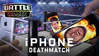 iPhone Deathmatch  WIRED’s Battle Damage [upl. by Arrek]