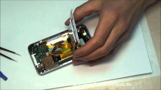 GOREPAIRDE Apple iPod Touch 3G A1318 Akku Austausch Akku wechsel Reparatur battery disassembly [upl. by Aubrie]