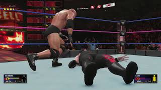 WWE 2K19 2024 PC GAMEPLAY GOLD BERG VS KANE HD [upl. by Cirdla929]